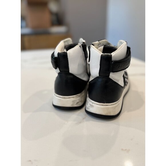 Givenchy Kids 4G High-Top Sneakers in Black/White Size 34 - Picture 4 of 11